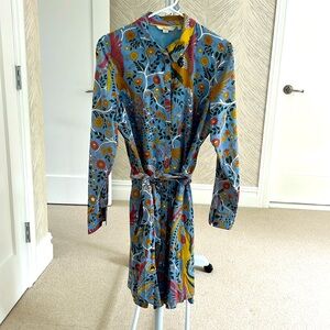Shirt dress with sash by Boden